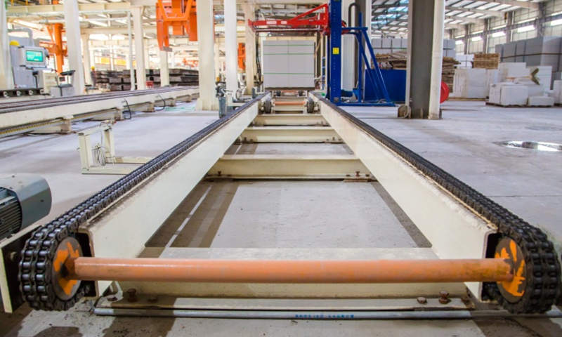 ブロックパッキングコンベアライン