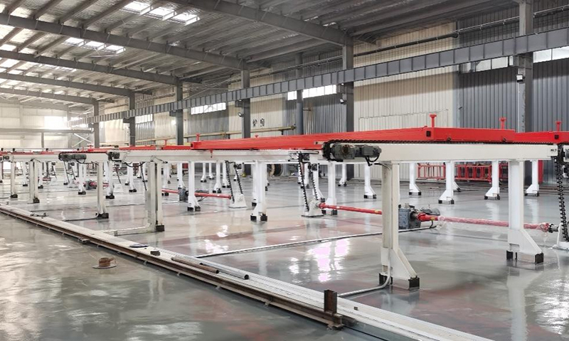 メッシュフレーム配置ライン